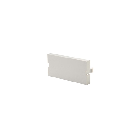 Ortronics BLANK INSERT MODULE, 1 UNIT SPACE SERIES II, CLOUD WHITE 255595